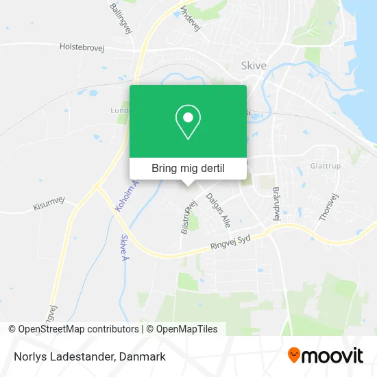 Norlys Ladestander kort