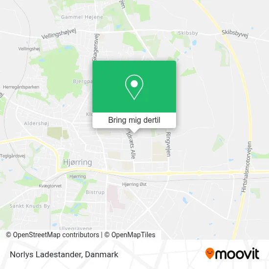Norlys Ladestander kort