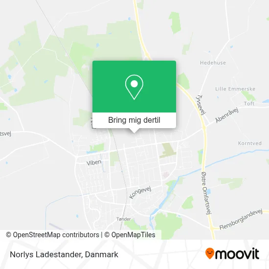 Norlys Ladestander kort