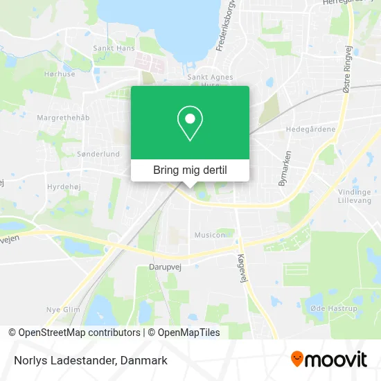 Norlys Ladestander kort