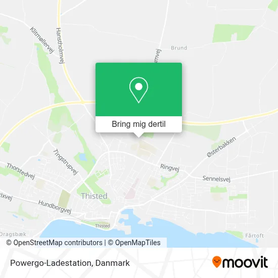 Powergo-Ladestation kort