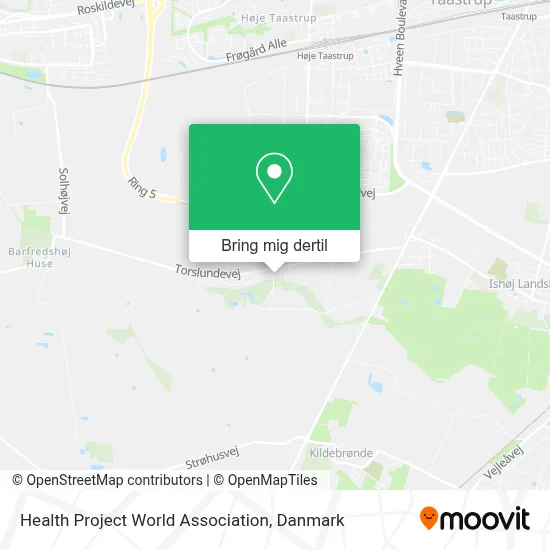 Health Project World Association kort