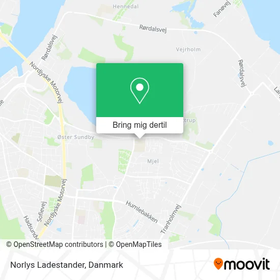 Norlys Ladestander kort