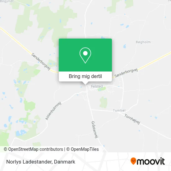 Norlys Ladestander kort