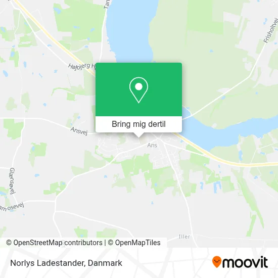 Norlys Ladestander kort