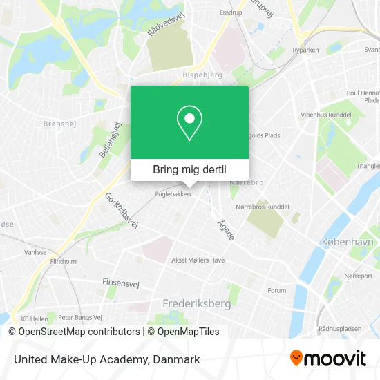 United Make-Up Academy kort