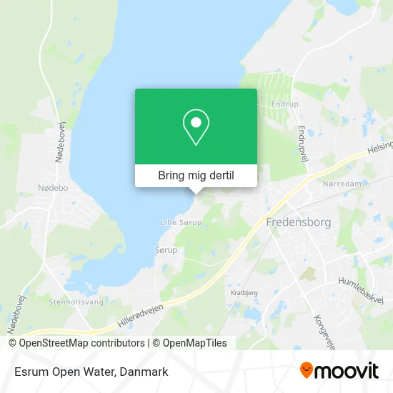 Esrum Open Water kort