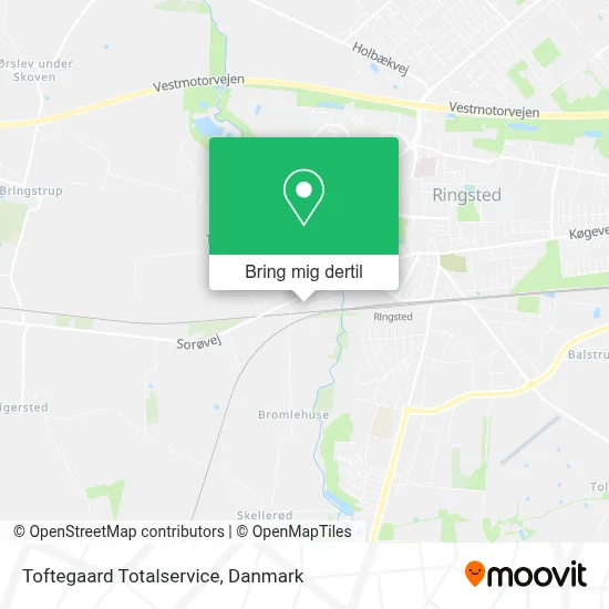 Toftegaard Totalservice kort