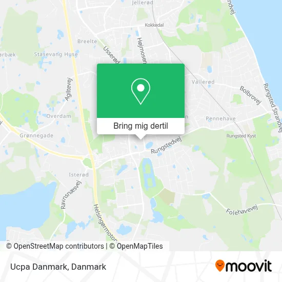 Ucpa Danmark kort