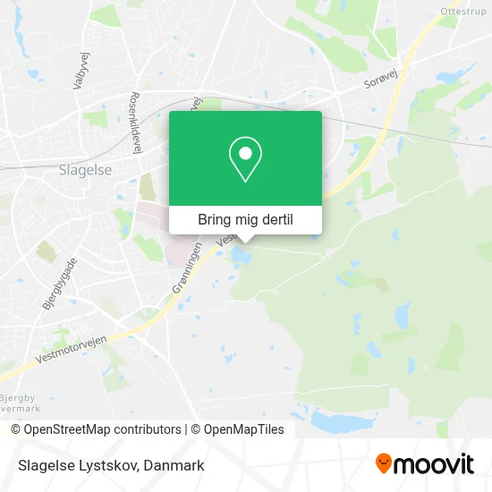 Slagelse Lystskov kort
