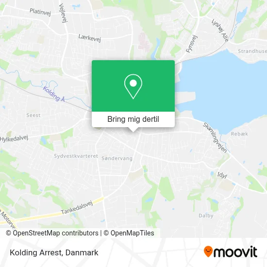 Kolding Arrest kort