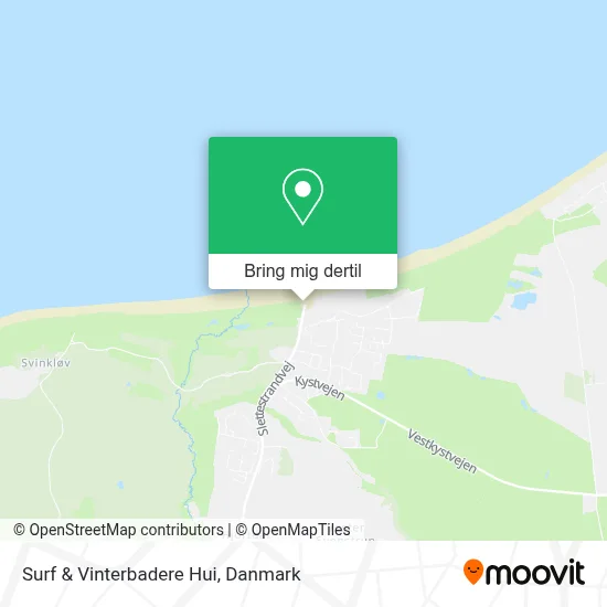 Surf & Vinterbadere Hui kort