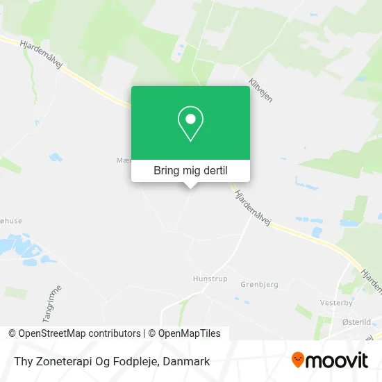 Thy Zoneterapi Og Fodpleje kort