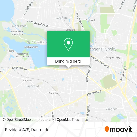 Revidata A/S kort