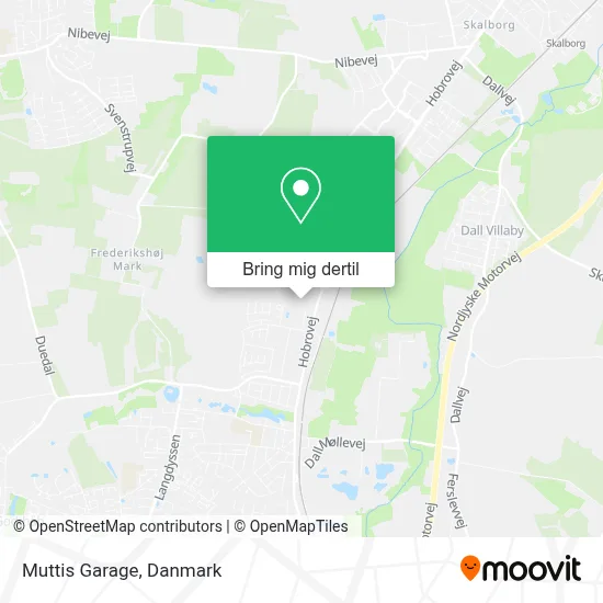 Muttis Garage kort