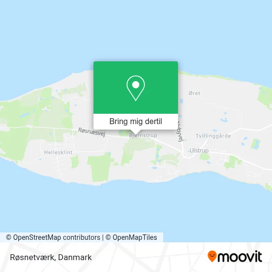 Røsnetværk kort
