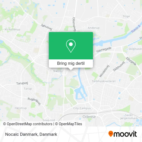 Nocalc Danmark kort