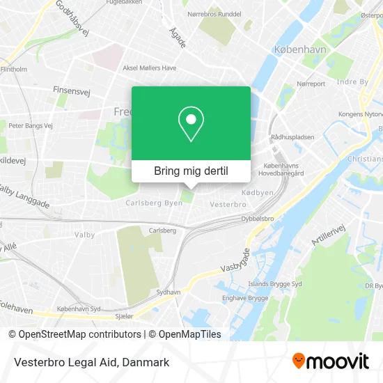 Vesterbro Legal Aid kort