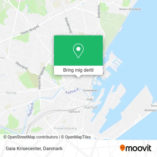 Gaia Krisecenter kort