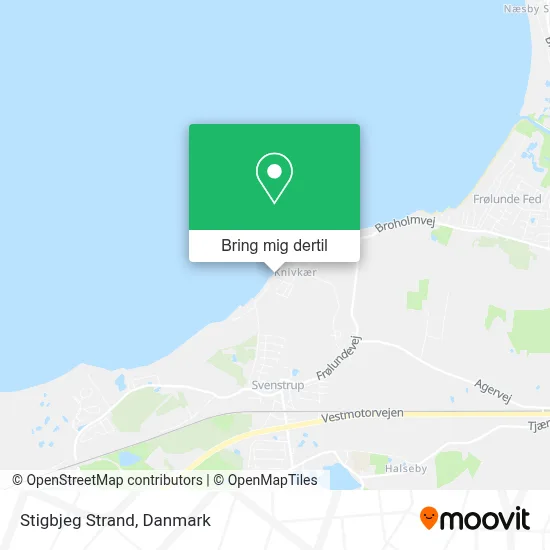 Stigbjeg Strand kort