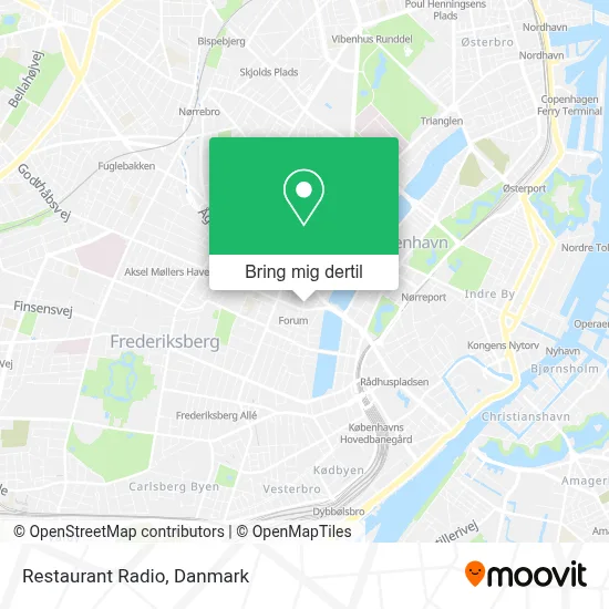 Restaurant Radio kort