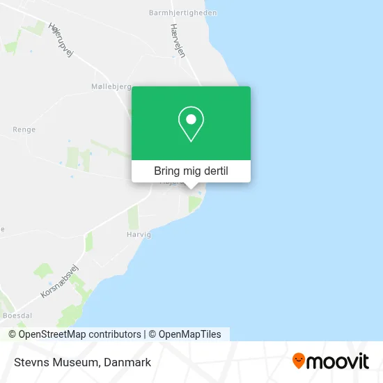 Stevns Museum kort