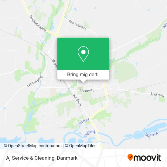 Aj Service & Cleaning kort