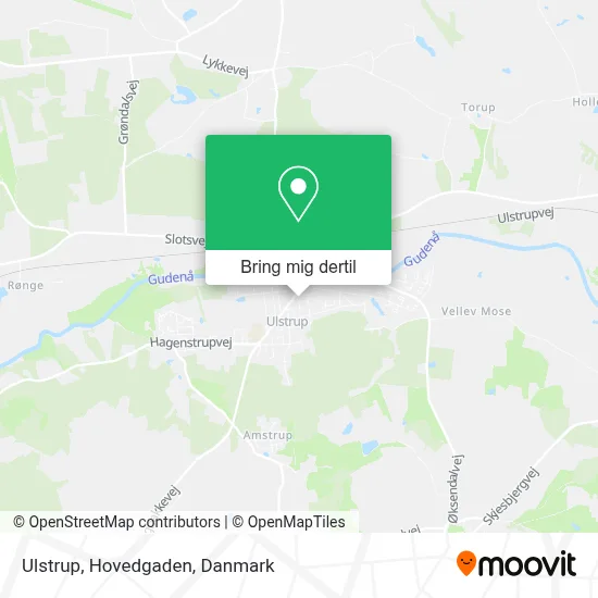 Ulstrup, Hovedgaden kort