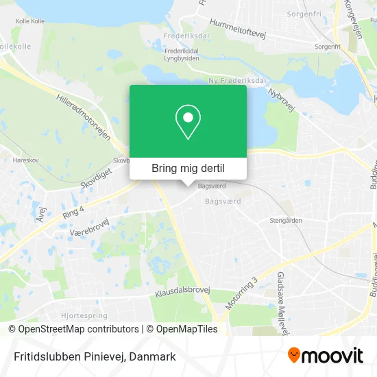 Fritidslubben Pinievej kort