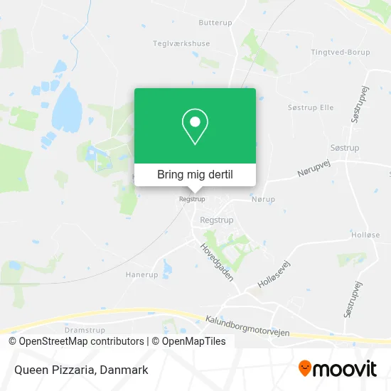 Queen Pizzaria kort
