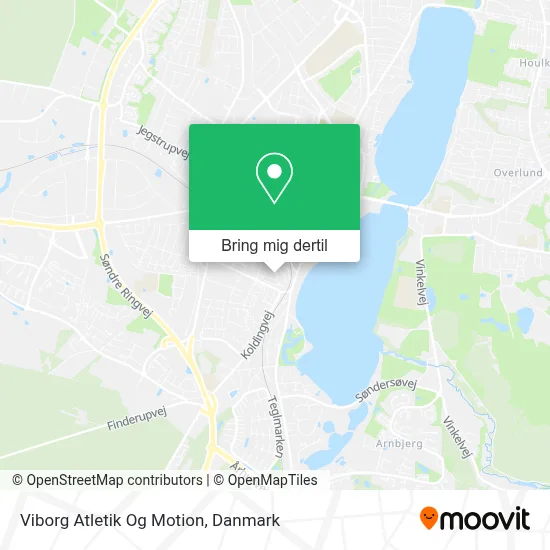 Viborg Atletik Og Motion kort