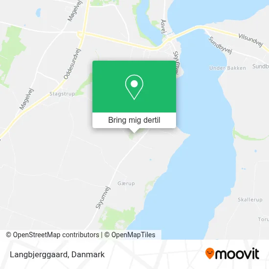 Langbjerggaard kort