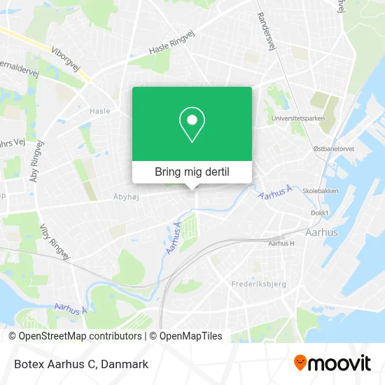 Botex Aarhus C kort