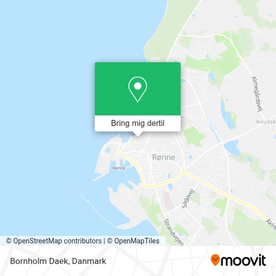 Bornholm Daek kort