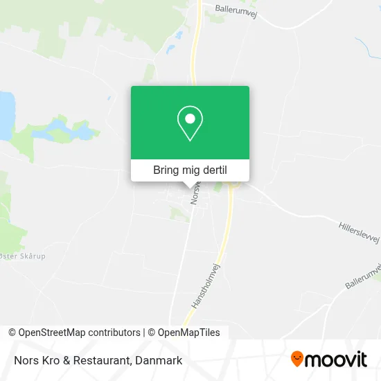 Nors Kro & Restaurant kort