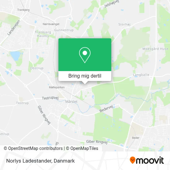 Norlys Ladestander kort