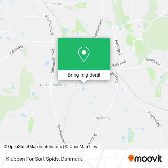 Klubben For Sort Spids kort