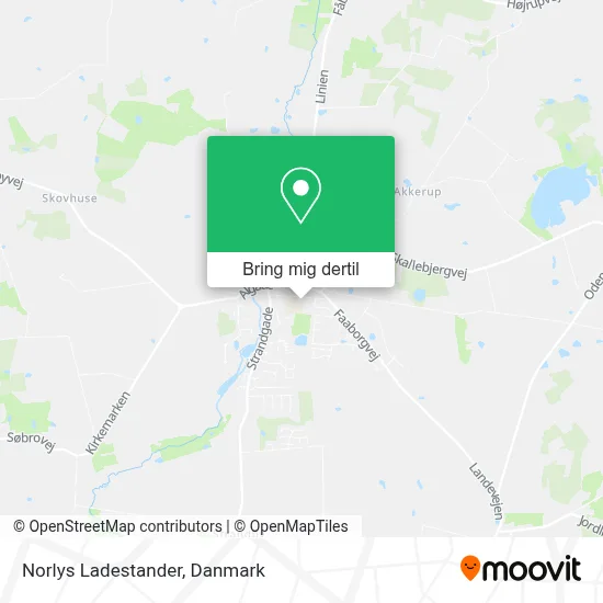 Norlys Ladestander kort