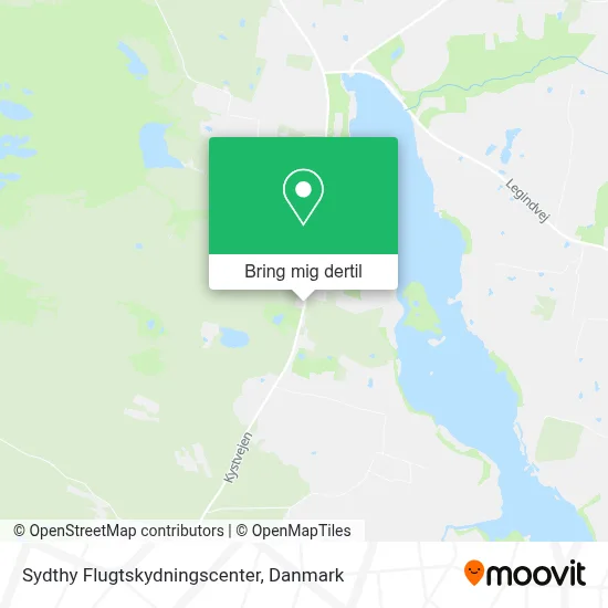 Sydthy Flugtskydningscenter kort