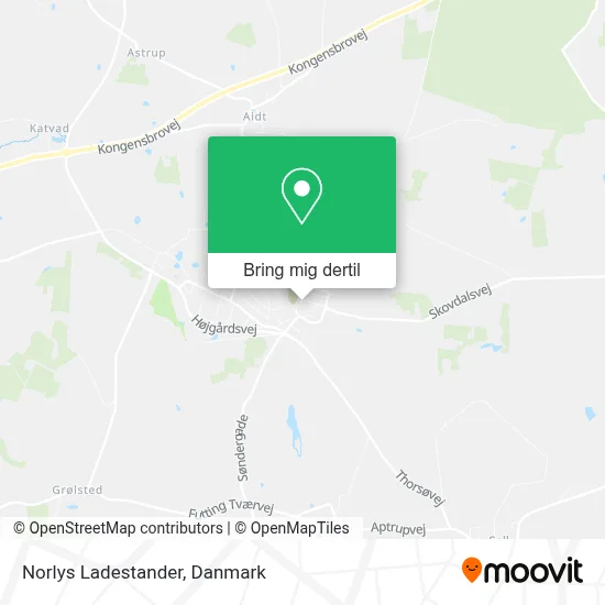 Norlys Ladestander kort