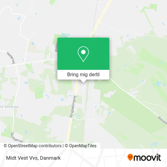 Midt Vest Vvs kort