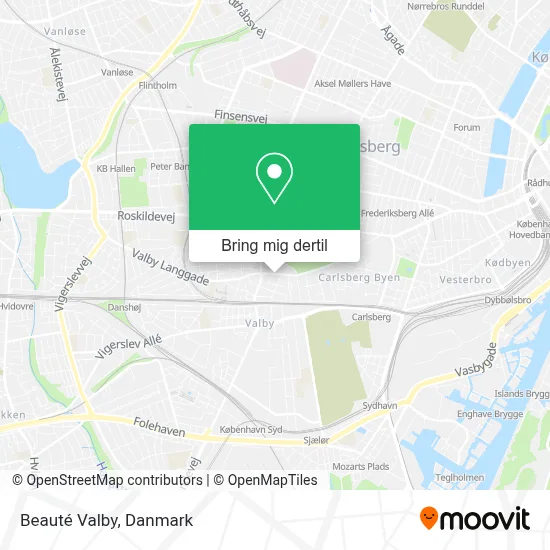 Beauté Valby kort