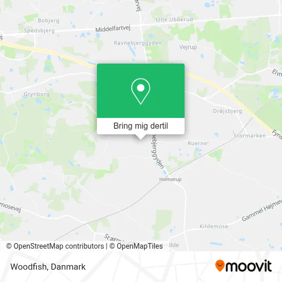 Woodfish kort