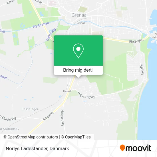 Norlys Ladestander kort