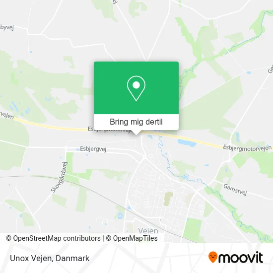 Unox Vejen kort