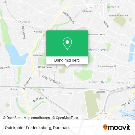 Quickpoint Frederiksberg kort