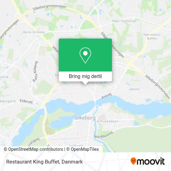 Restaurant King Buffet kort