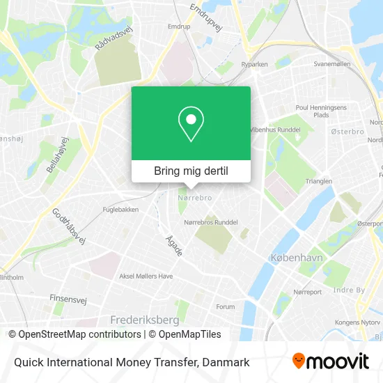 Quick International Money Transfer kort