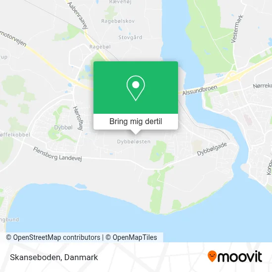 Skanseboden kort