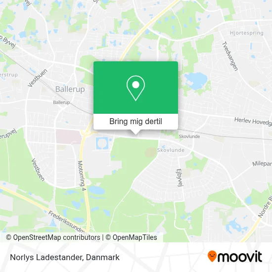 Norlys Ladestander kort
